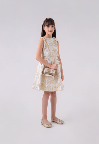 Sleeveless Top And Skirt