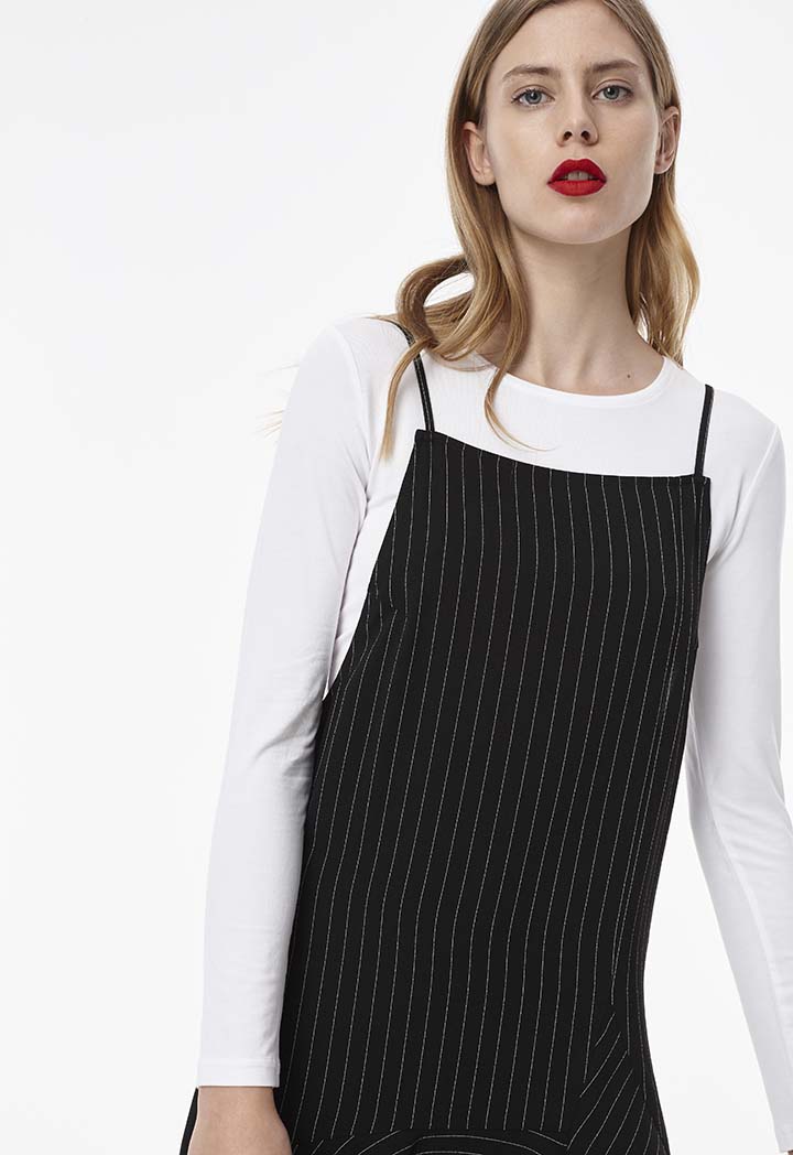 Stripe Strap Dress - Fresqa