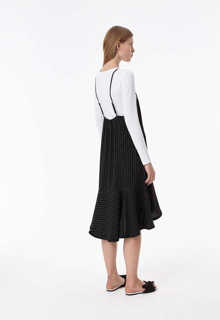 Stripe Strap Dress - Fresqa