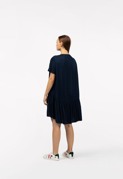 Long Gathered Hem Shirt