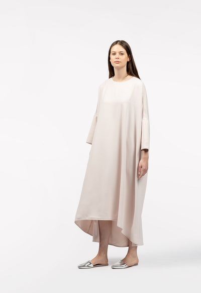 Wide Long Tail Dress - Fresqa