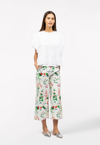 Flower Printed Trouser