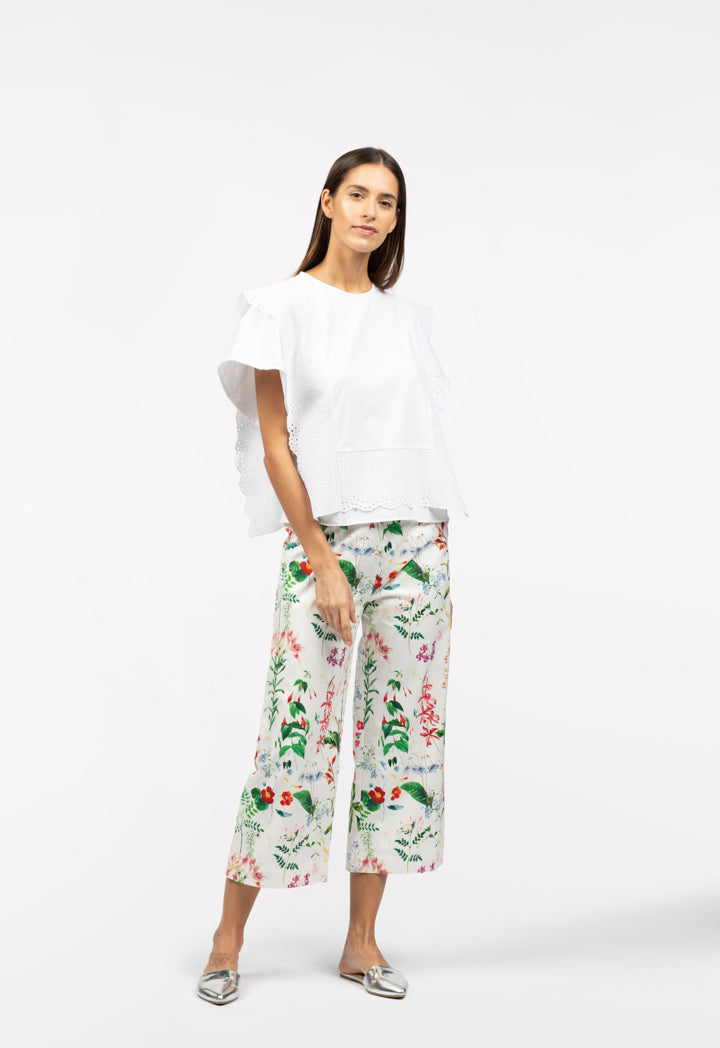 Flower Printed Trouser