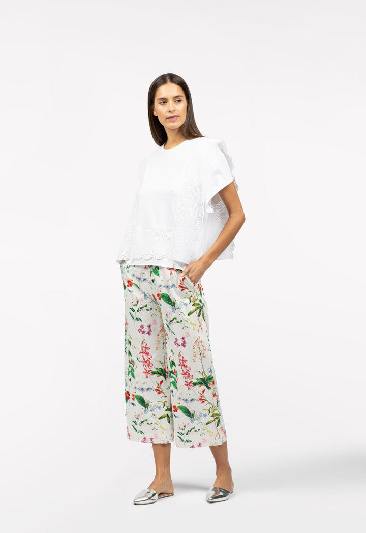 Flower Printed Trouser