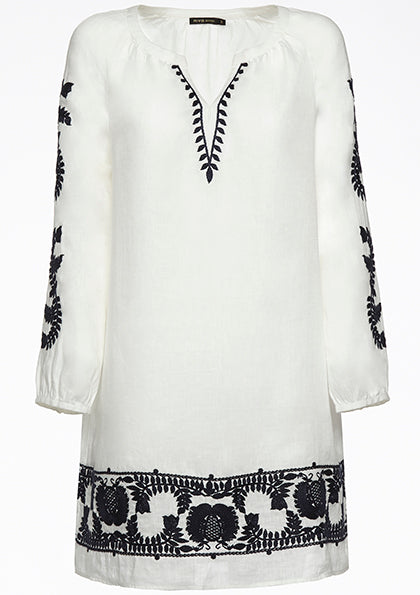 Off White Ethnic Tunic - Fresqa