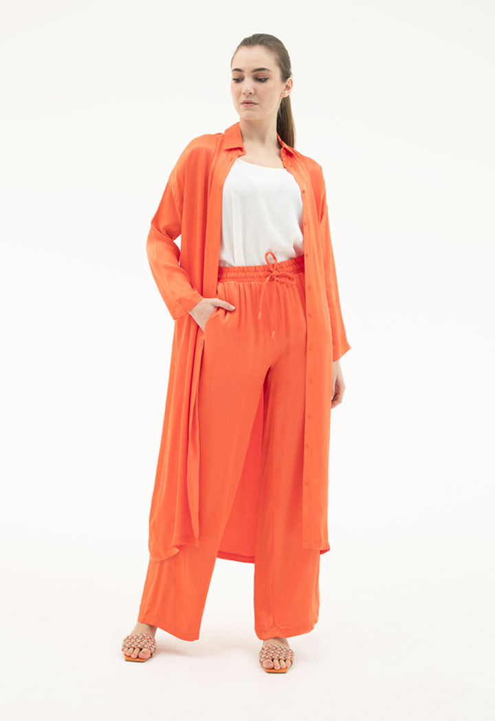 Soft Solid Shirt Dress