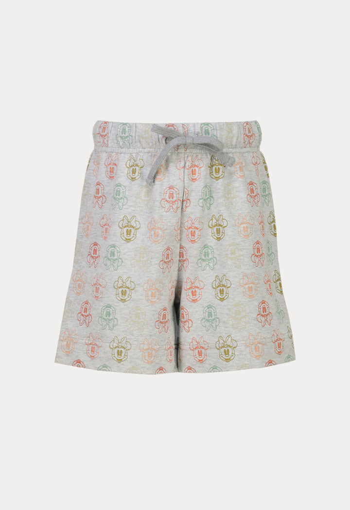 Disney Minnie Mouse Print Elasticated Drawstring Shorts